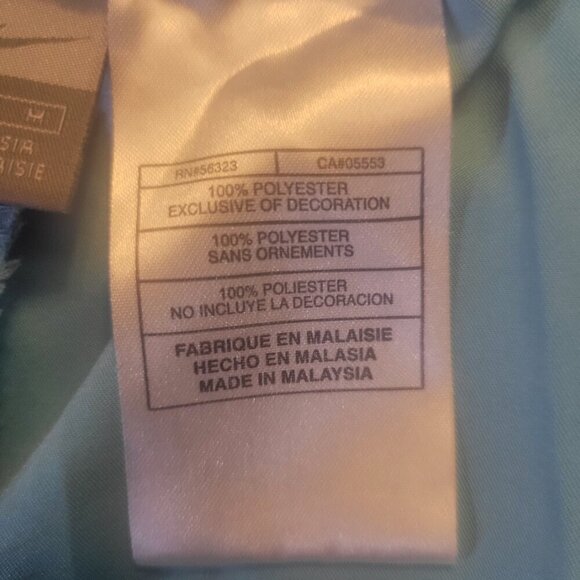 Nike Light Blue Workout/Walking Track Pant - Size M - Picture 9 of 12